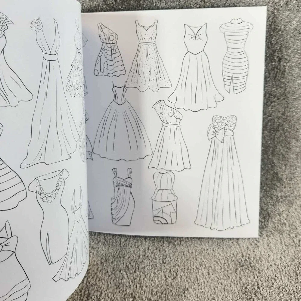 Kaisercolour Coloring Book - Fashion Darling 40 Designs